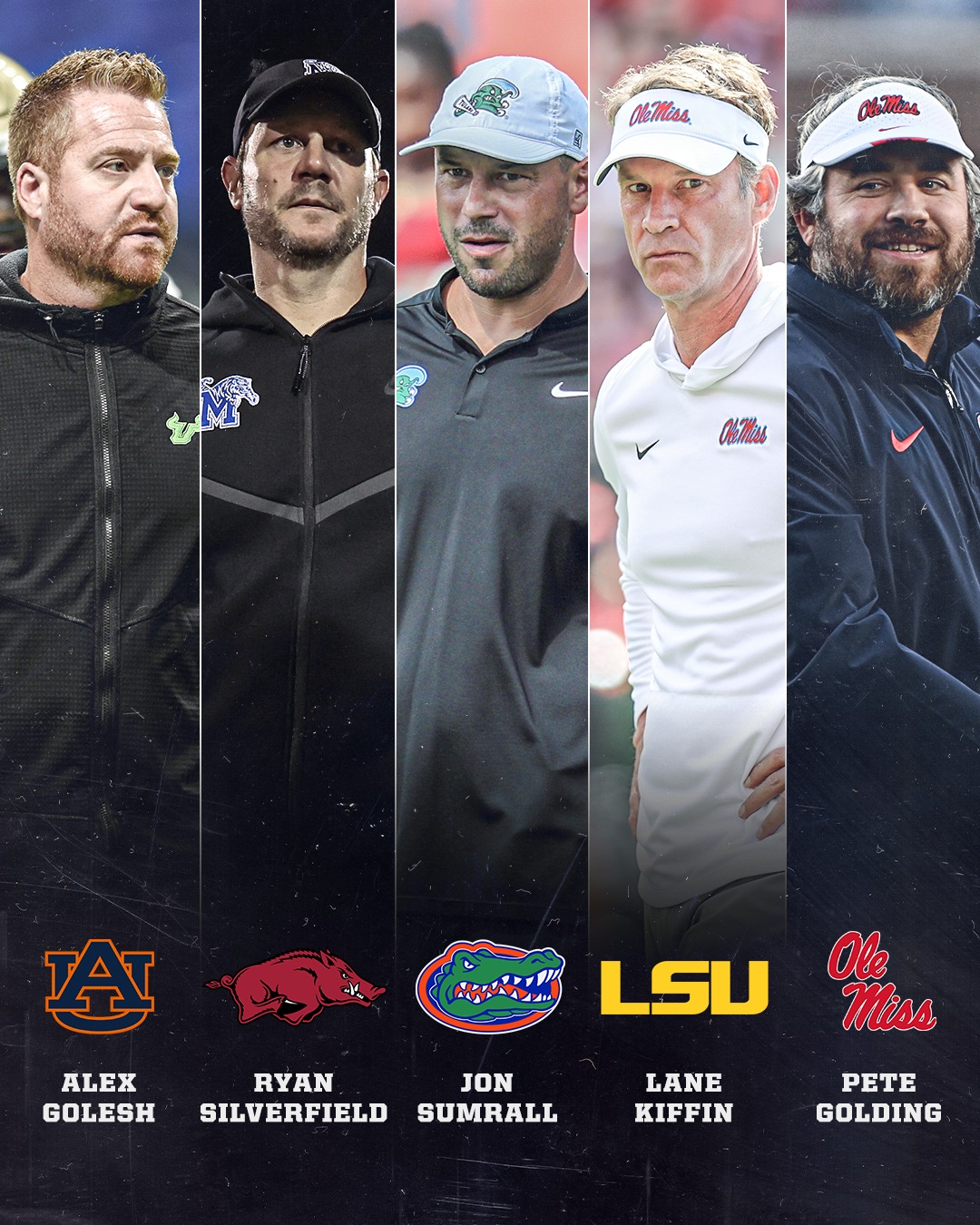 es-SEC new head coaches :: The Real Talk Playbook